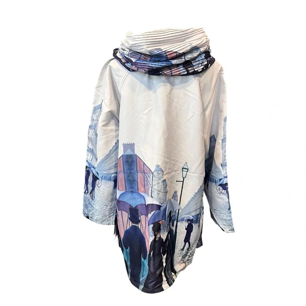 Opéra Art to Wear Reversible Water Repellent Jacket NEW - Picture 3 of 8